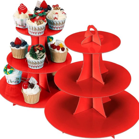 Cupcake Stand, Cake Stand holder, Tiered DIY Cupcake Stand Tower2 Pack(Any Color - Picture 6 of 8